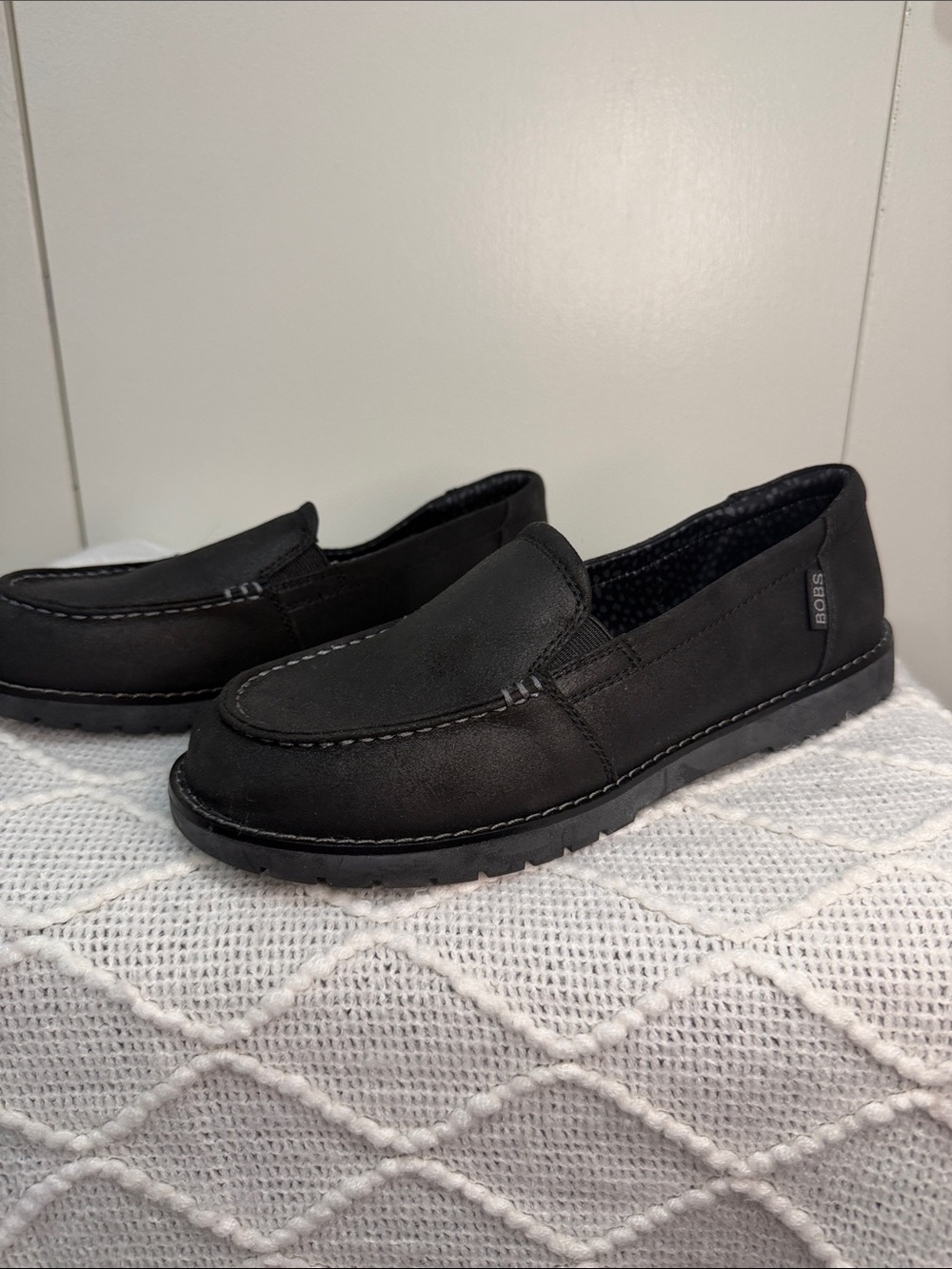 BOBS from Skechers Women's Black Slip-On Loafers